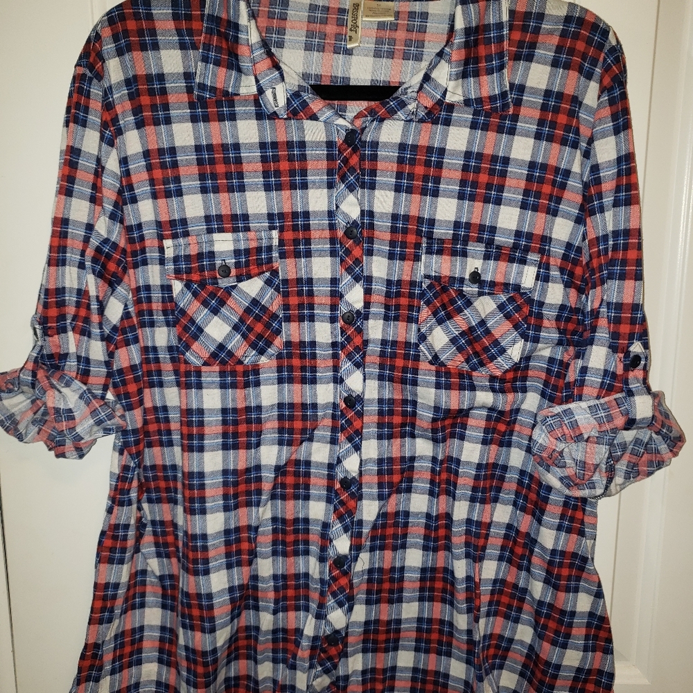 Passport plus button down shirt